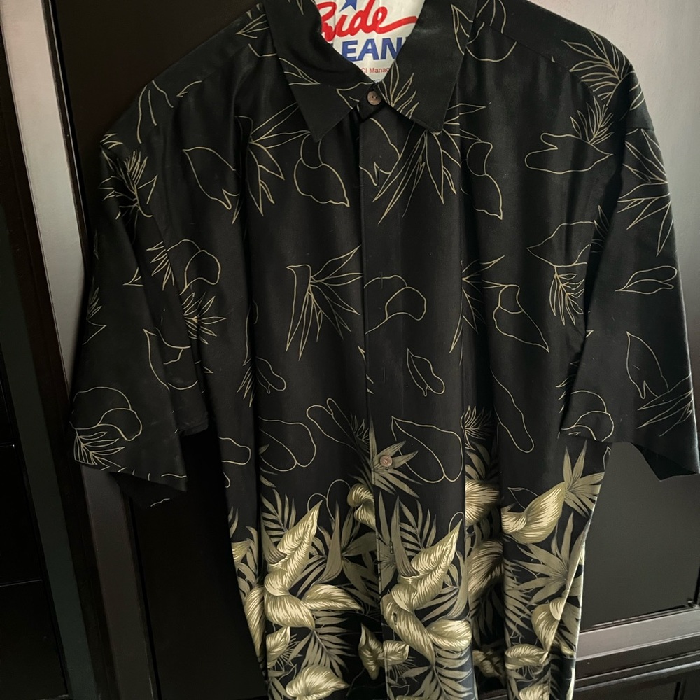 Black and Cream Men's Shirt